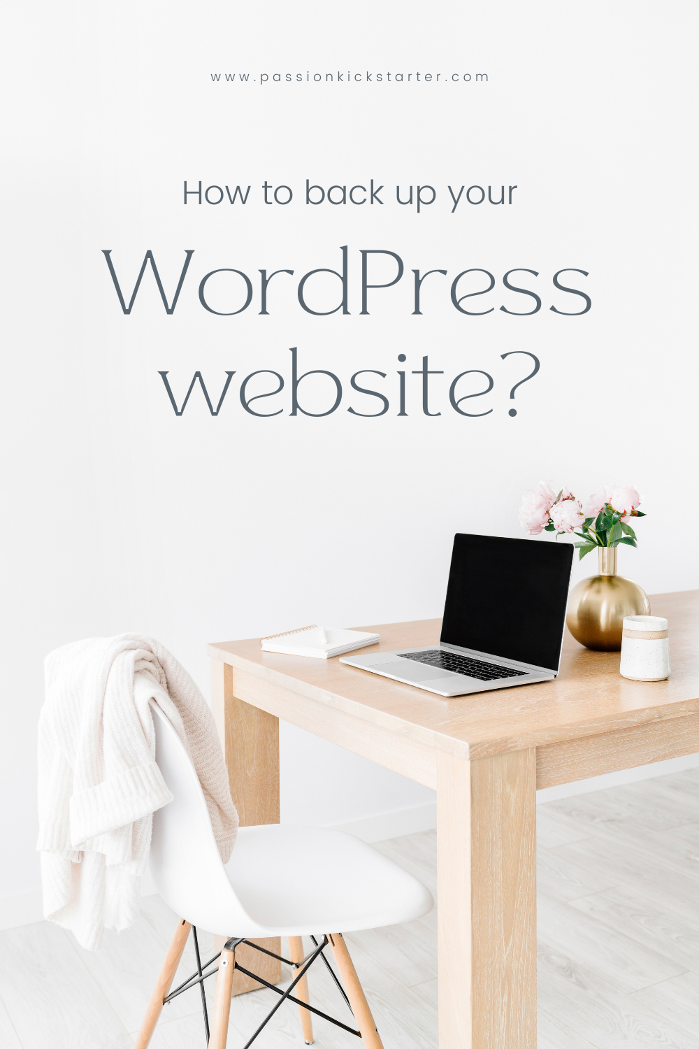 How to back up your WordPress site