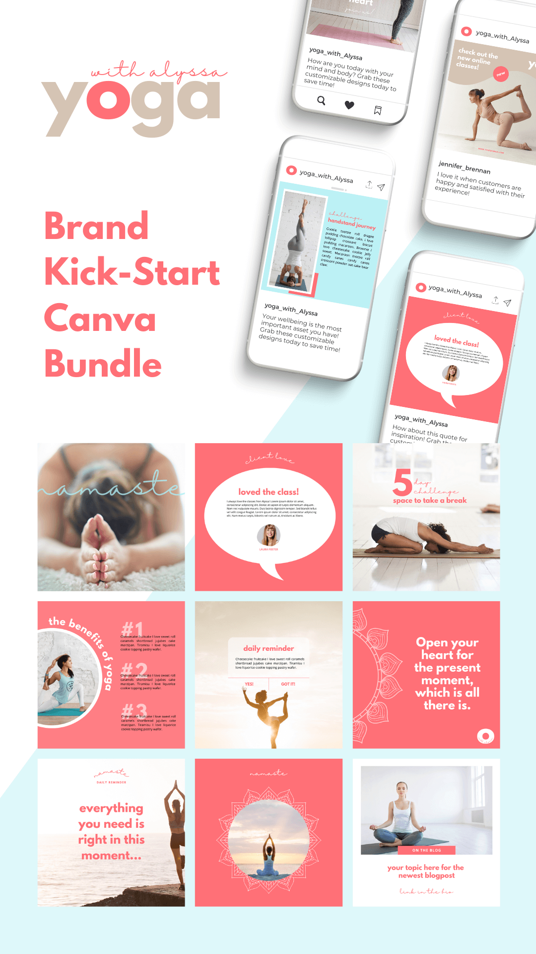 Brand Kick-Start Canva Bundle Alyssa Brand Kick-Start Canva Bundle Alyssa